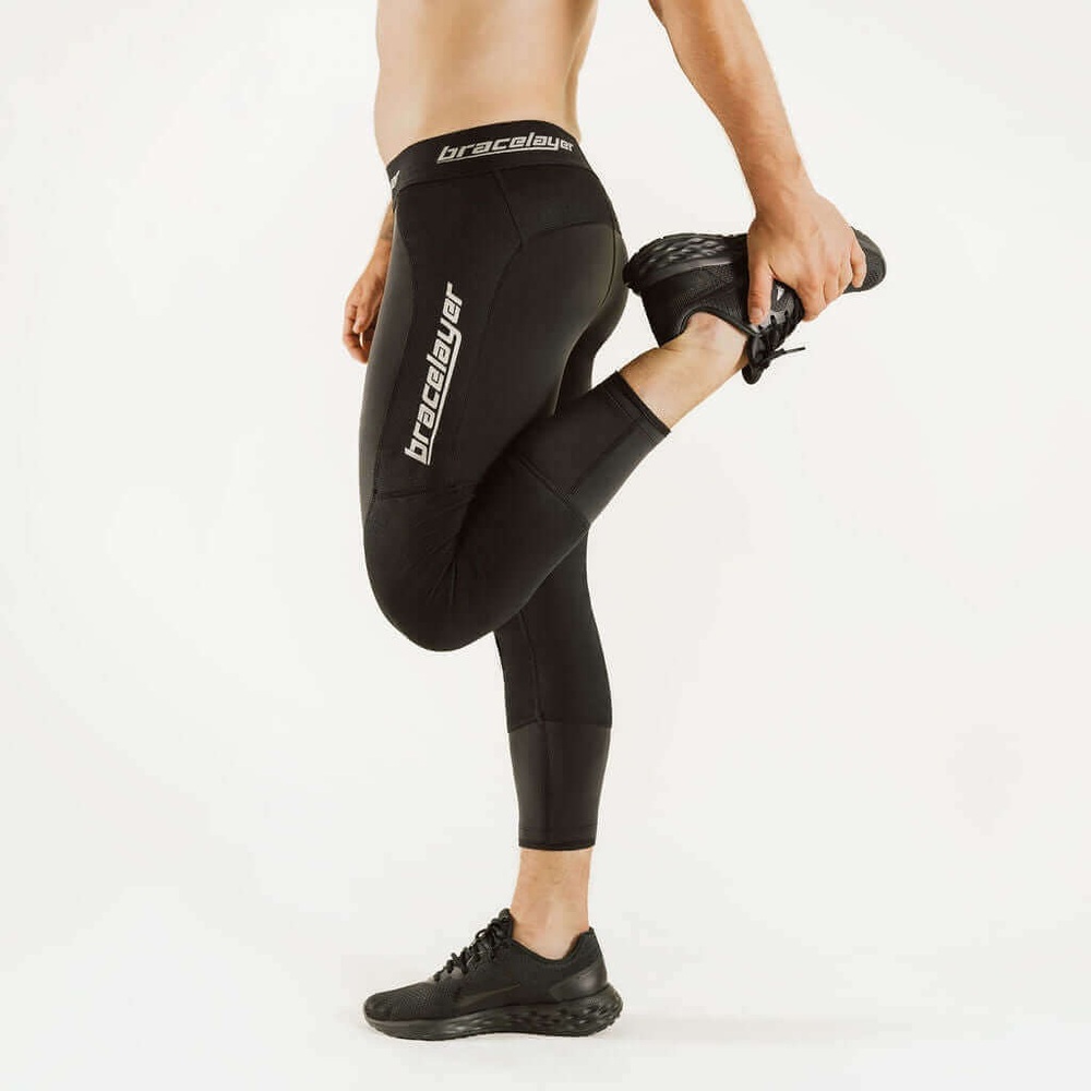 Men's Black Compression Tights